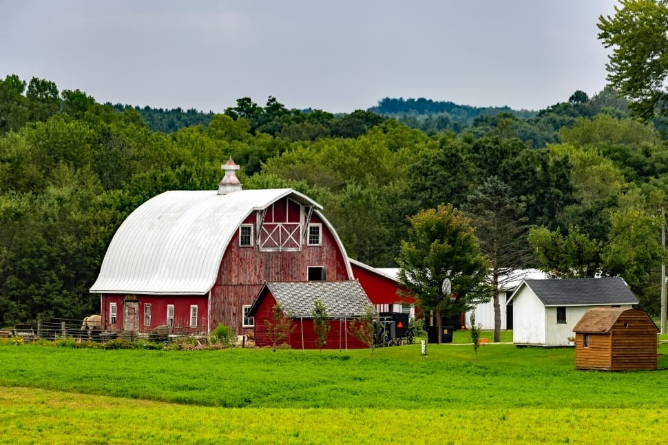 Red Barn House Free Image 