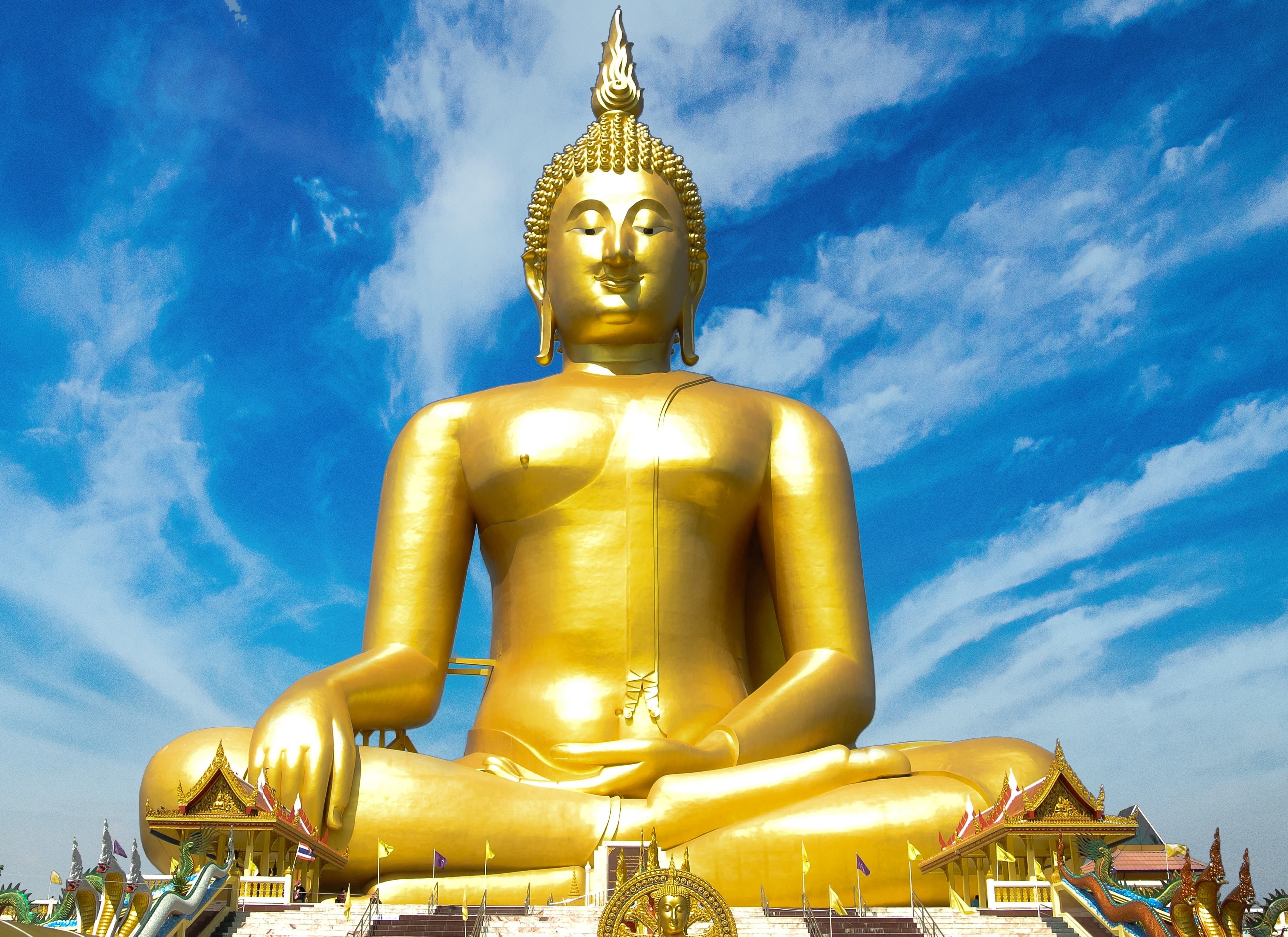 1920x1080 Wallpaper Gold Gautama Buddha Statue Peakpx