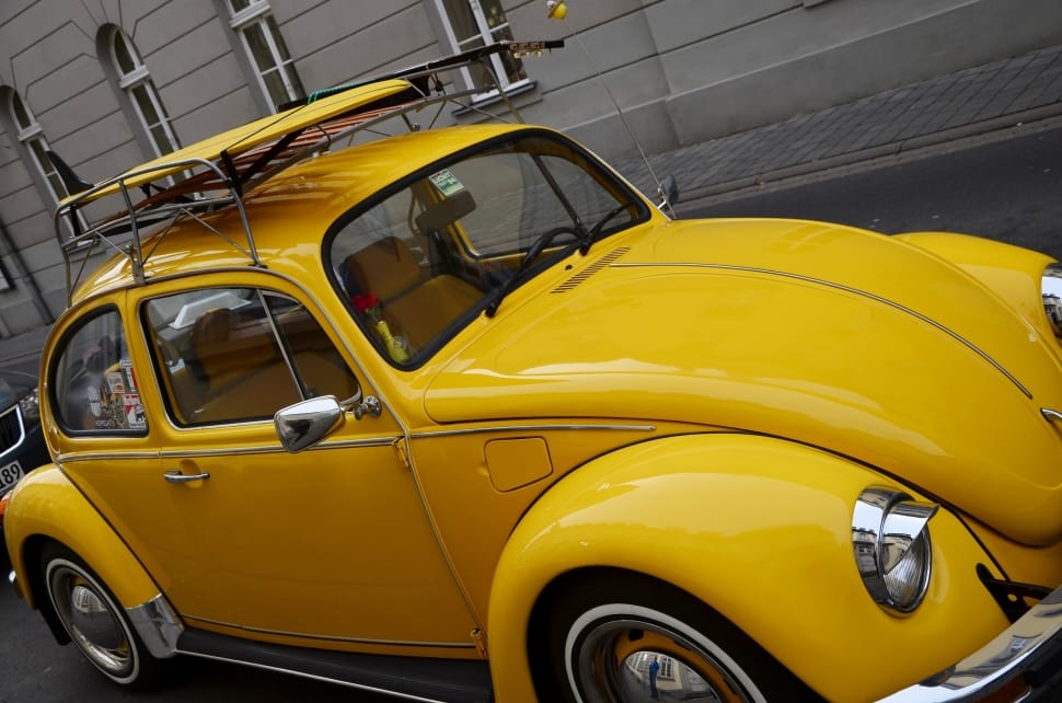 Volkswagen, Classic, Vw Beetle, Auto, yellow, taxi preview