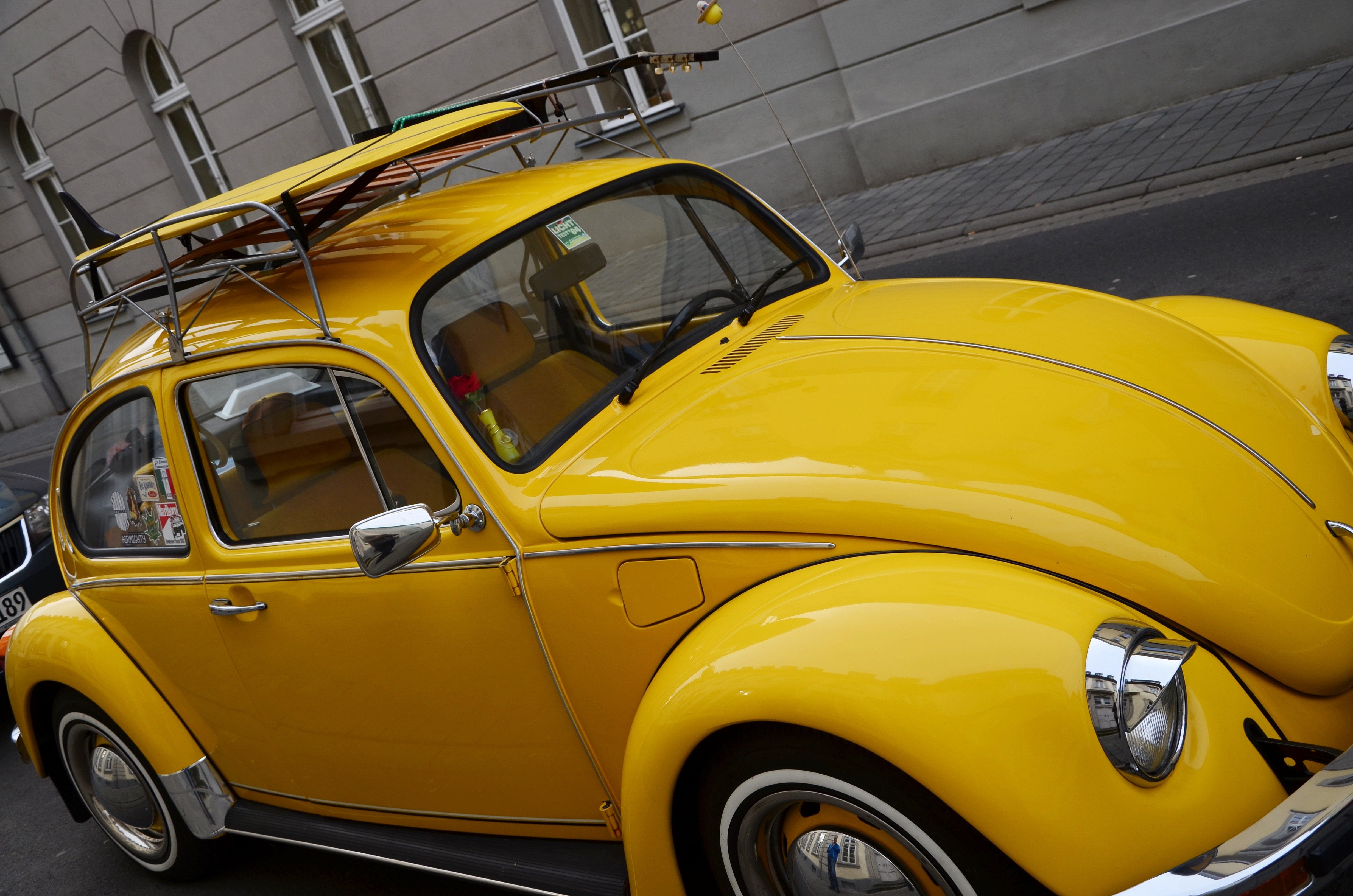 Volkswagen, Classic, Vw Beetle, Auto, yellow, taxi