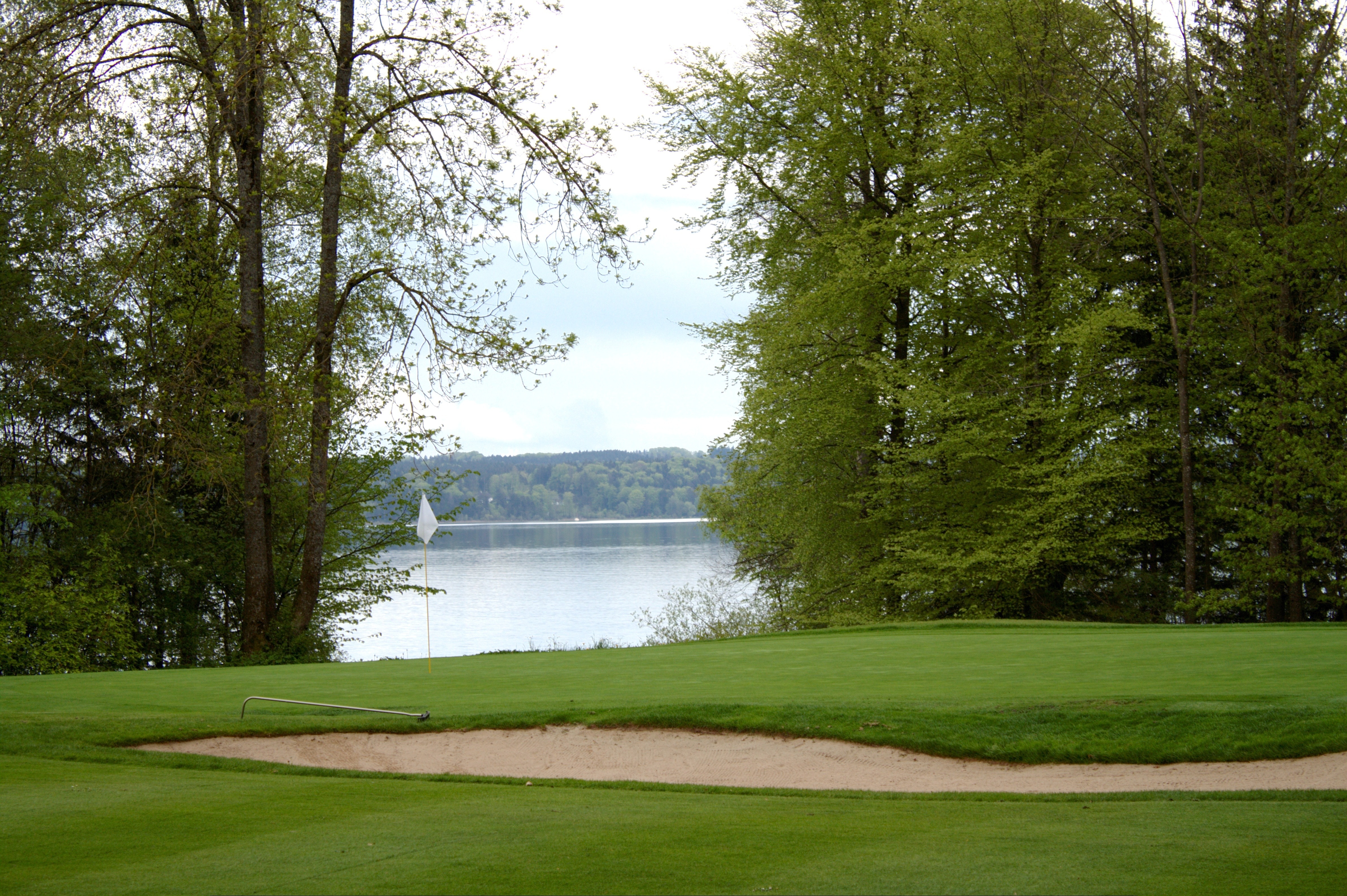 Course, Germany, Green, Golf, Sand Trap, tree, golf