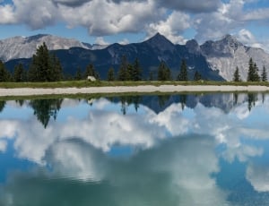 Mountain Panorama, Seefeld, reflection, mountain thumbnail