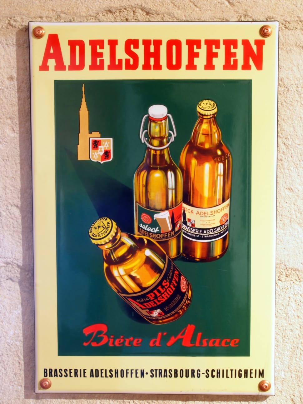adelshoffen biere d' alsace poster preview