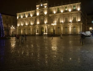 Sicily, Italy, Catania, Rain, Christmas, night, architecture thumbnail