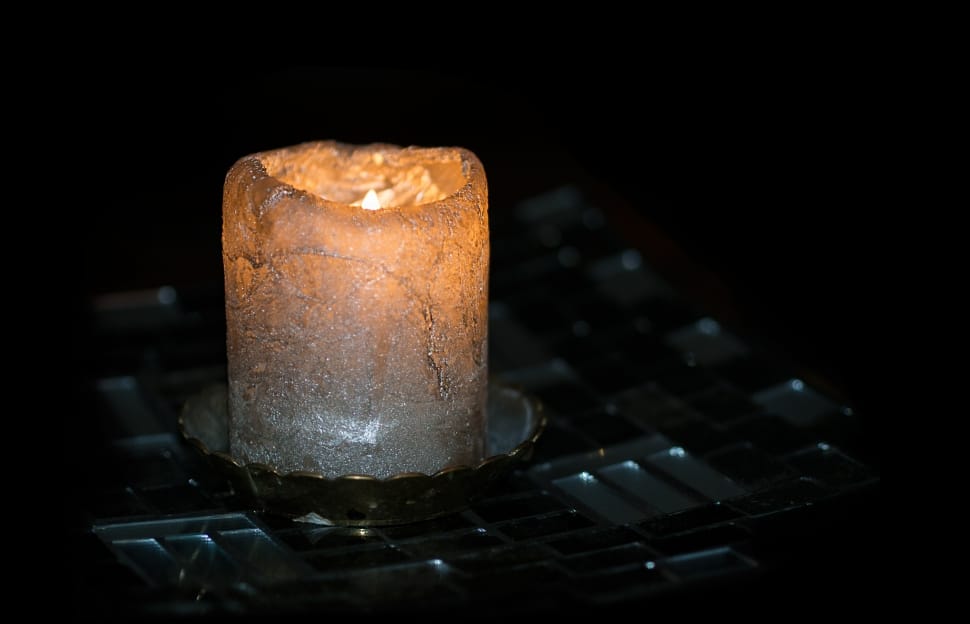 brown pillar candle preview