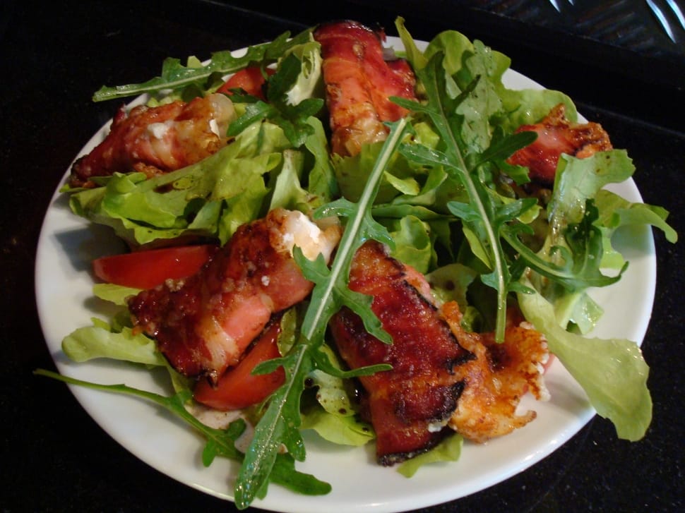 Salad, Bacon, Eat, Appetite, Rocket, food and drink, food preview