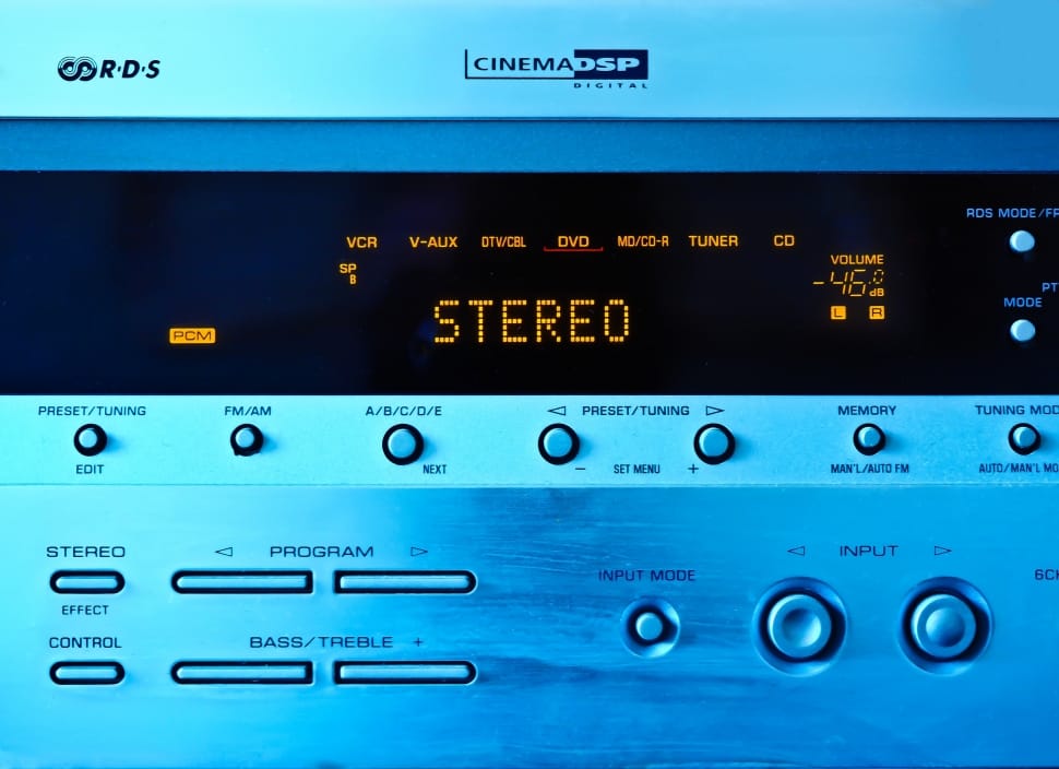 Music, Amplifier, Volume, Audio, Stereo, blue, technology preview