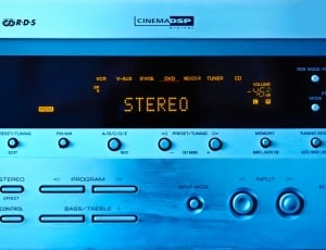 Music, Amplifier, Volume, Audio, Stereo, blue, technology thumbnail