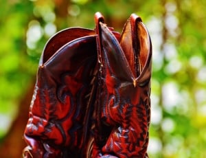 red leather cowboy boots thumbnail