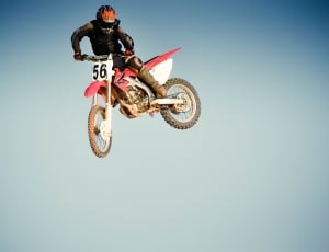 black and red motocross dirtbike thumbnail
