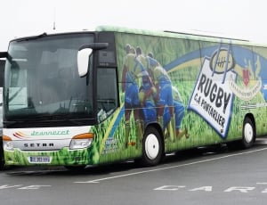 white and green rugby bus thumbnail