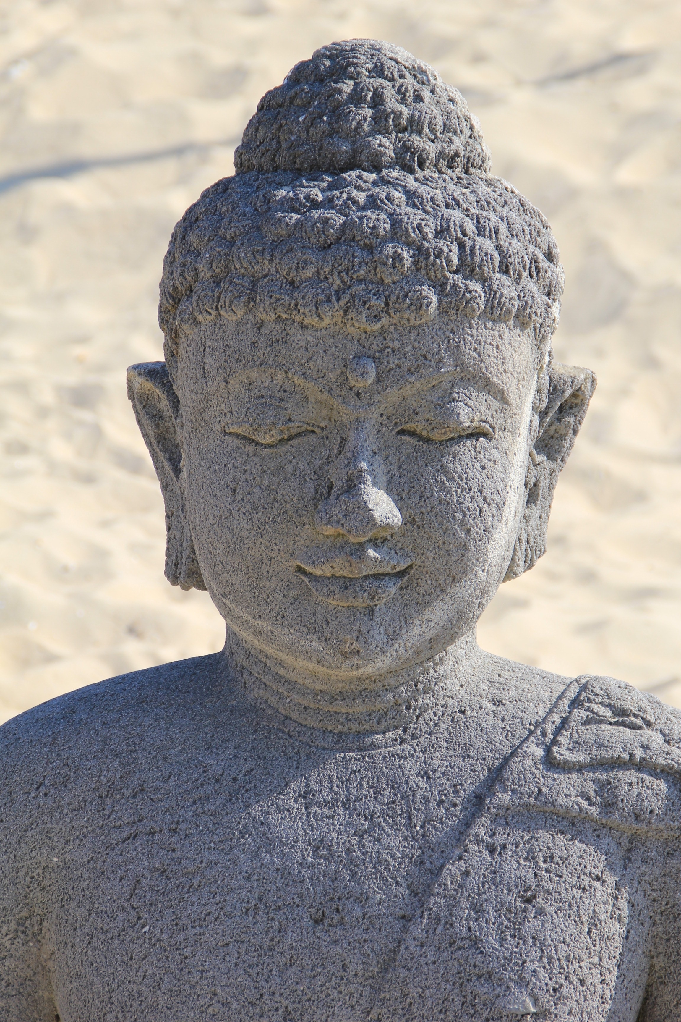 gray concrete gautama buddha