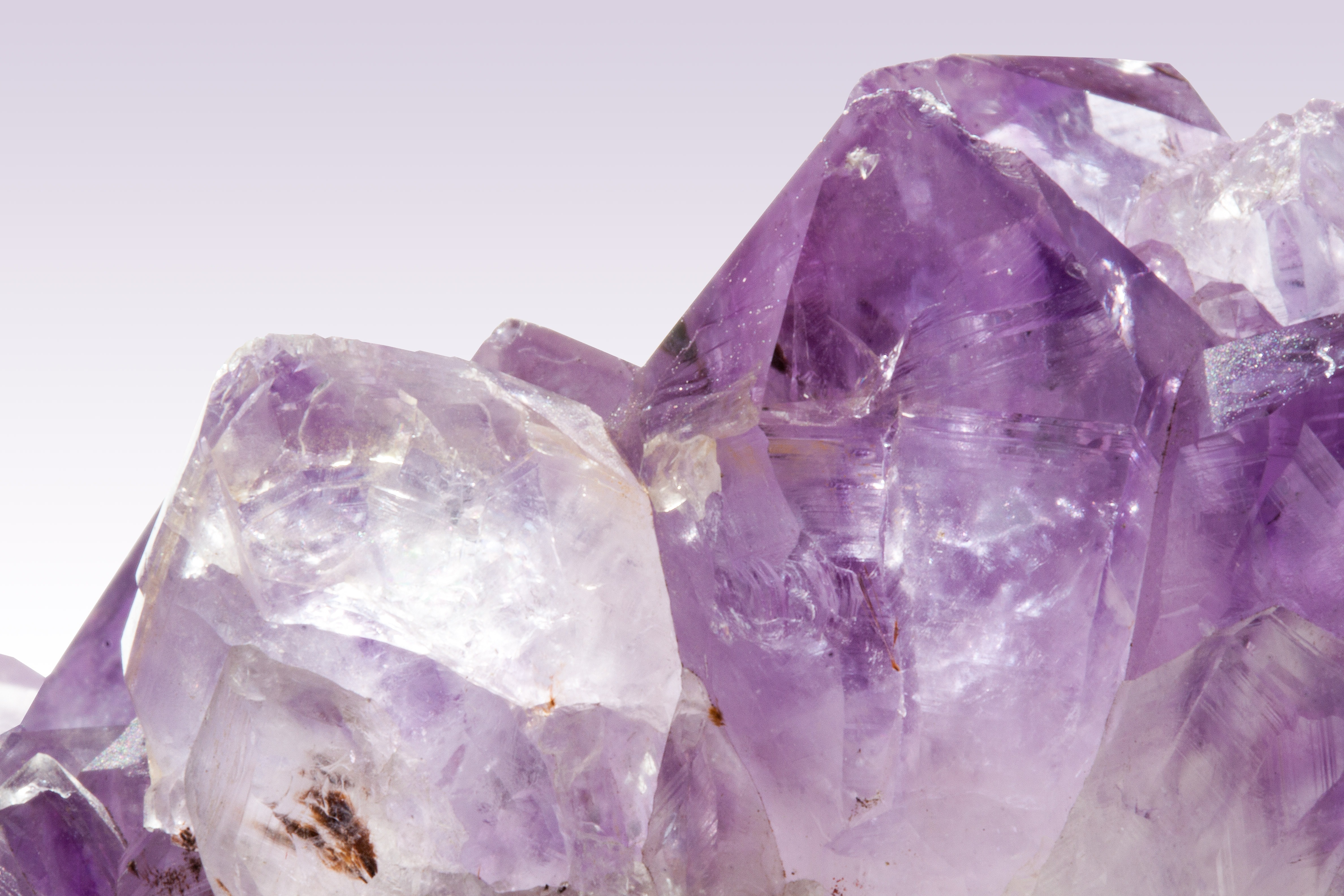 close up photo of purple crystal