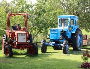 Summer, Tractor, Transport, Old, Work, tractor, agricultural machinery thumbnail