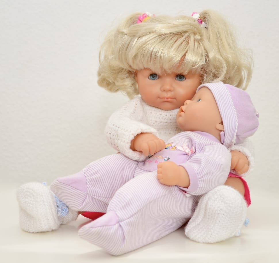 Dolls Children Toys Toys Baby Born Baby Blond Hair Free Image