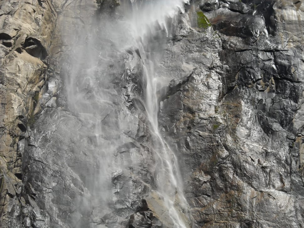 cascade of a waterfall near a clip preview