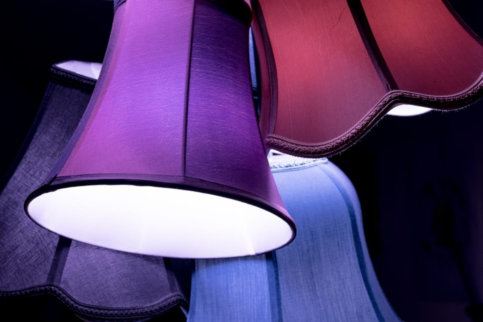purple and pink lamp shade preview