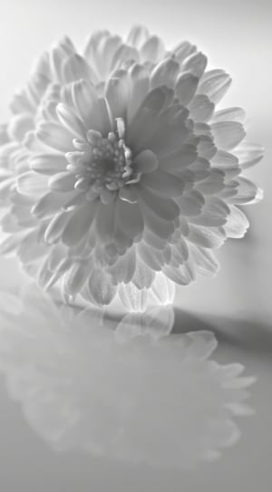 Blooms, Flower, Black And White, Shadows, flower, studio shot thumbnail