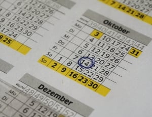 Year Calendar, Dates, Calendar, Office, number, no people thumbnail