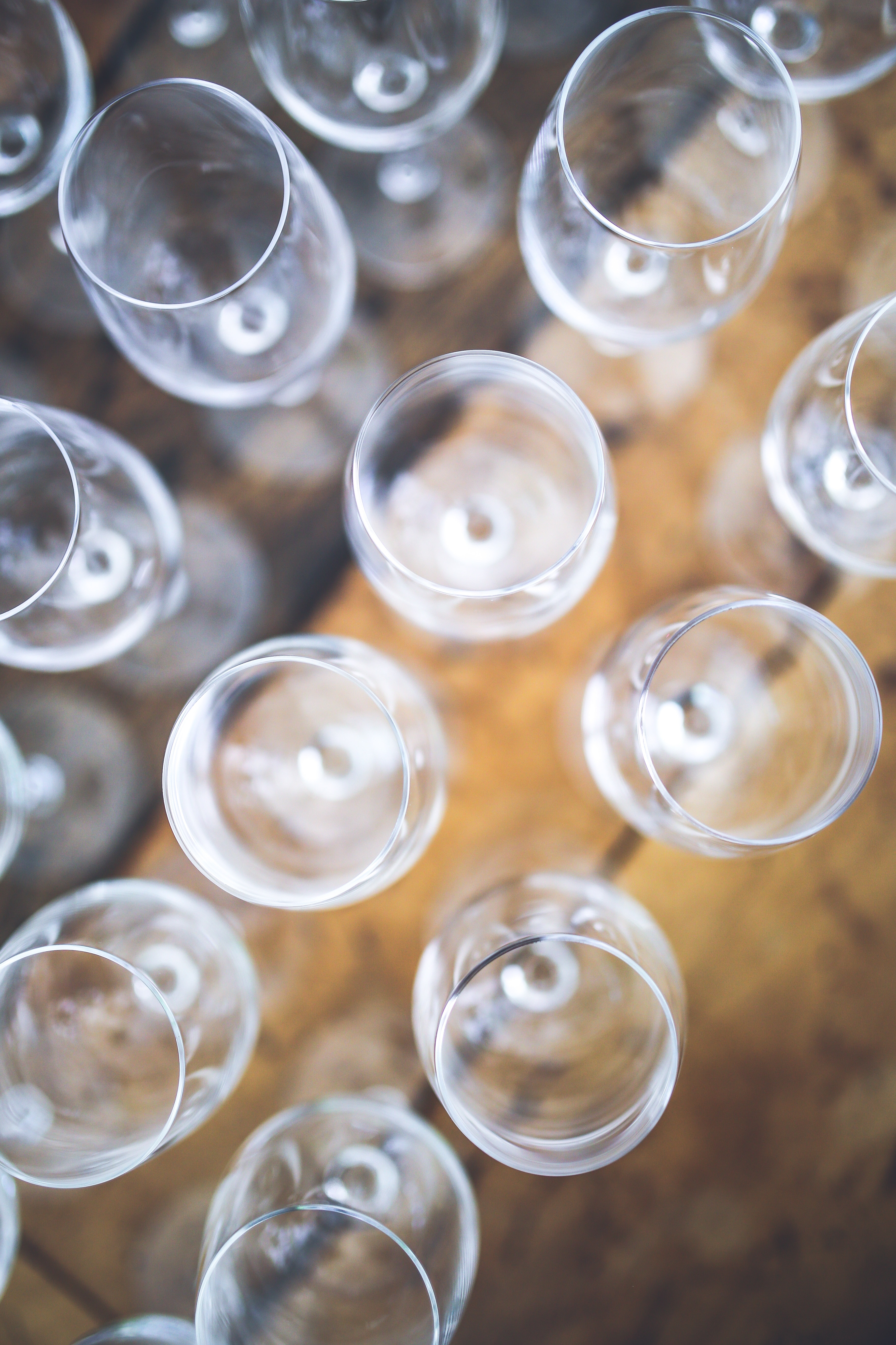 clear wine glass lot