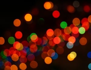 Bokeh, Color, Lights, Christmas, illuminated, lighting equipment thumbnail