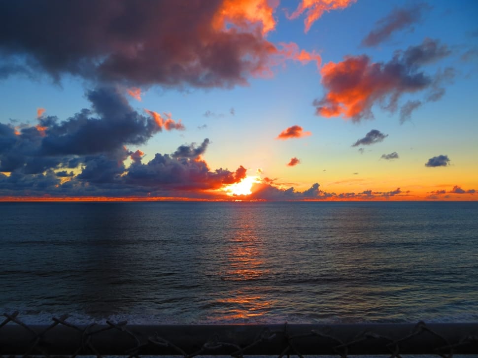 Sunset, Beach, Sunrise, Clouds, sea, sunset preview