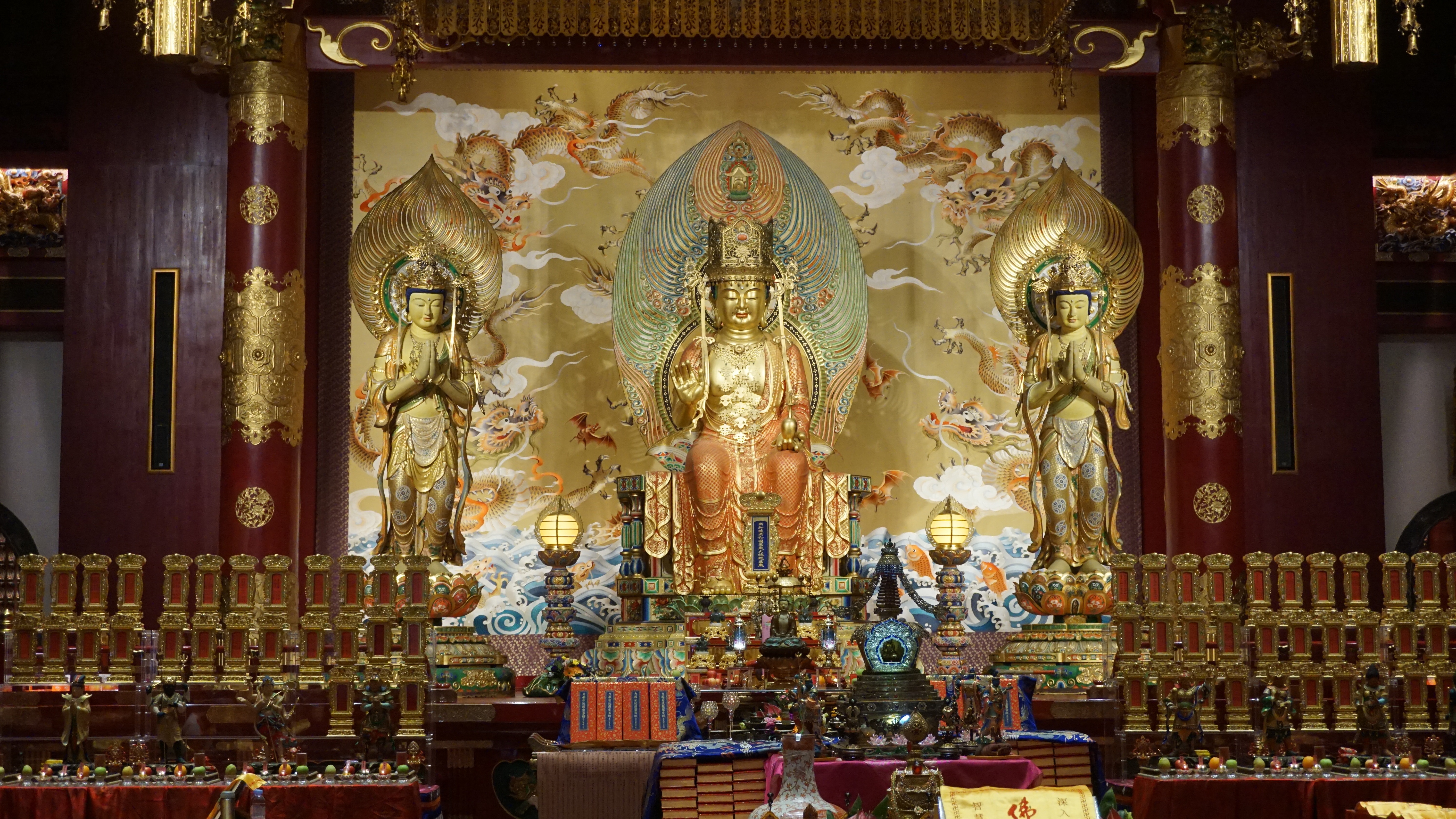 Chinatown, Temple, Budda Tooth, religion, human representation