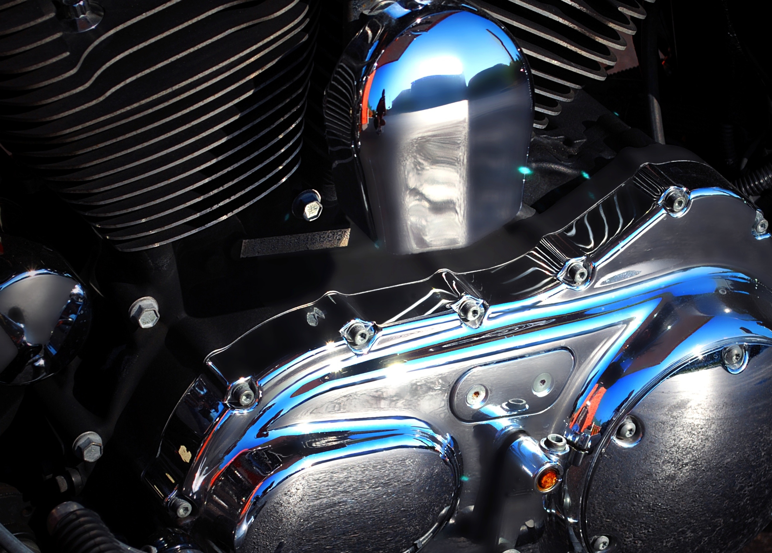 1366x768 wallpaper | motorcycle engine | Peakpx