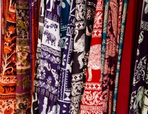 Pattern, Cloth, Violet, Colorful, Fabric, retail, textile thumbnail
