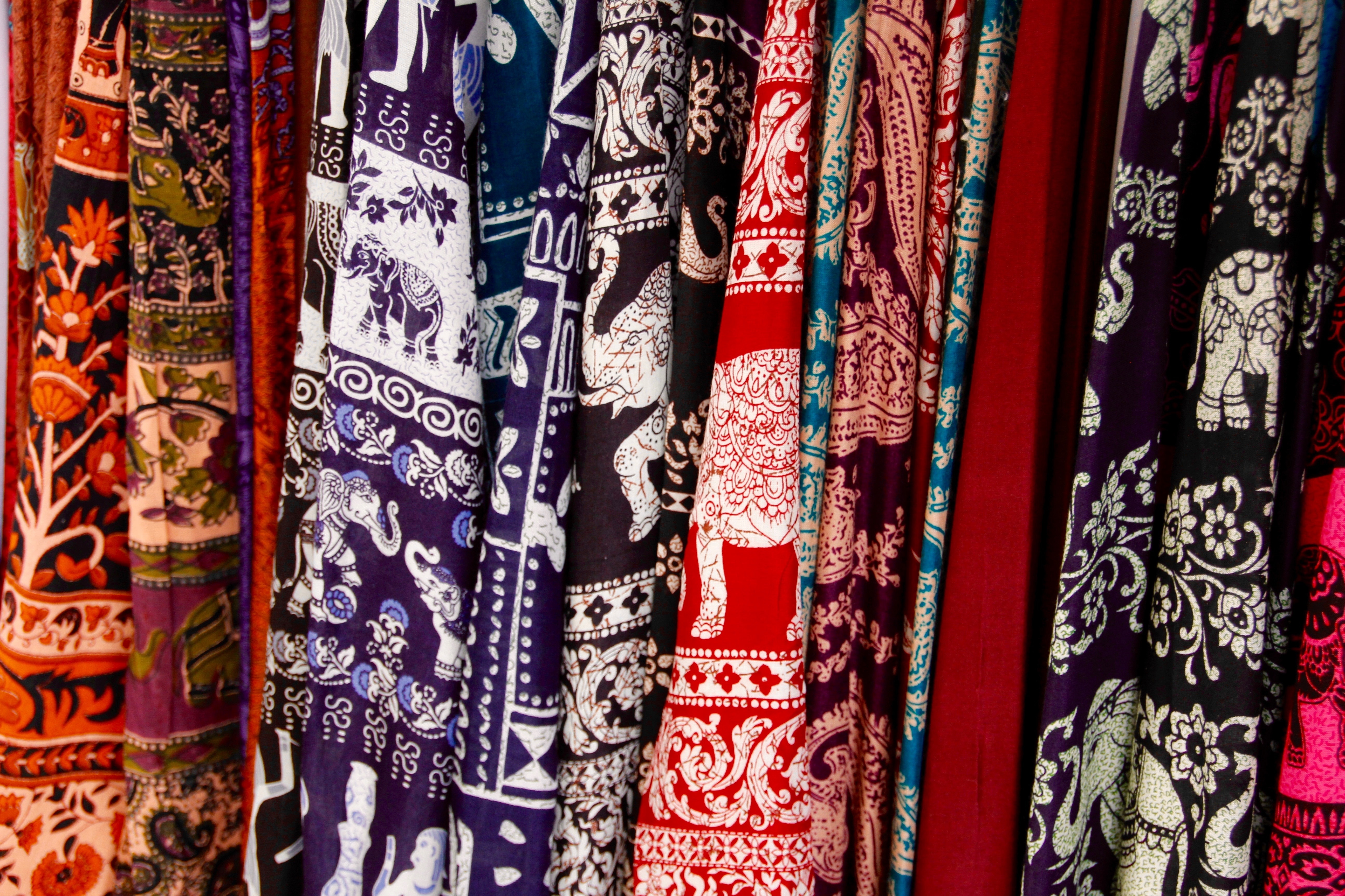 Pattern, Cloth, Violet, Colorful, Fabric, retail, textile
