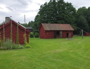House, Farm, Rural, Rustic, Sweden, Barn, grass, house thumbnail