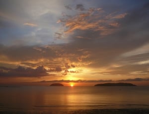 Summer, Water, Borneo, Sunset, Beach, sunset, sea thumbnail