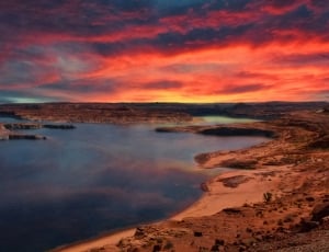 Arizona, Glowing, Sunrise, Lake Powell, sunset, scenics thumbnail