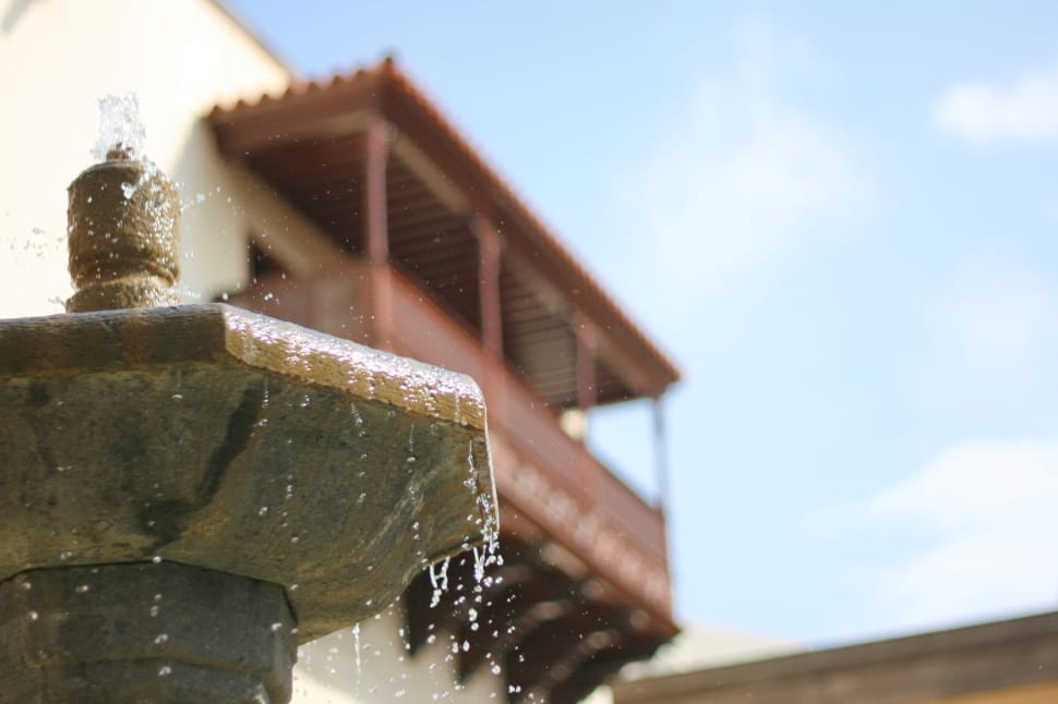 Balcony, Canary Islands, Source, Water, water, motion preview