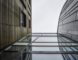 low angle of glass high rise building thumbnail