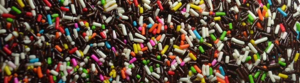 Sprinkles, Meises, Chocolate, Colorful, full frame, backgrounds preview