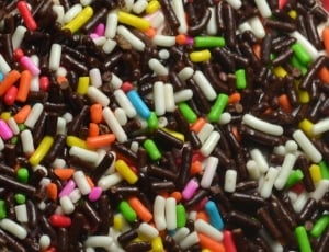 Sprinkles, Meises, Chocolate, Colorful, full frame, backgrounds thumbnail