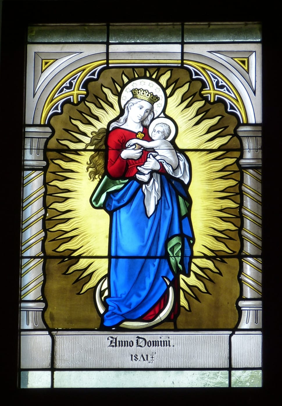 Anno Domini Isai stainted glass decor preview
