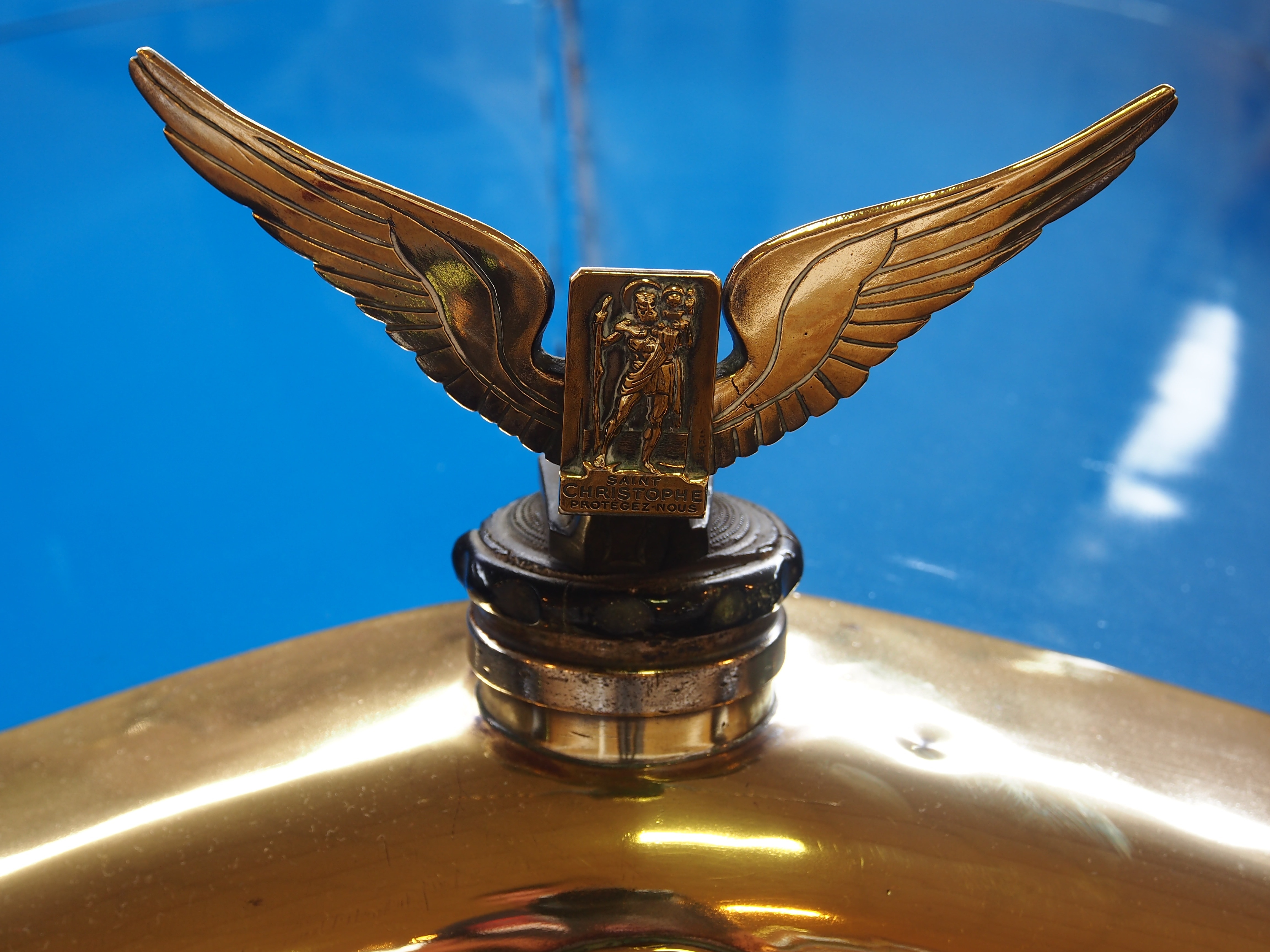 brass winged ornament