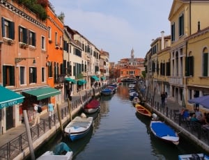Venice, Channel, Italy, canal, gondola - traditional boat thumbnail