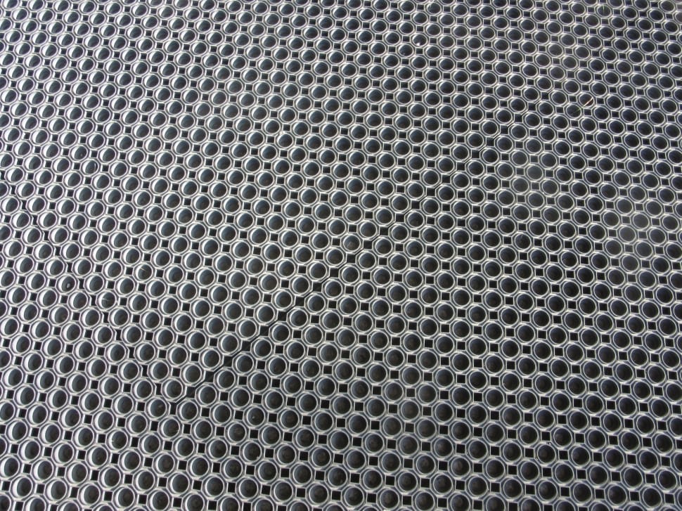 Rubber, Grid, Regularly, Floor Mat, backgrounds, silver colored preview