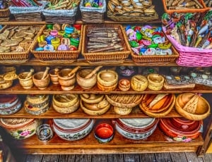 Gifts, Souvenirs, Toys, Wooden, Hdr, variation, large group of objects thumbnail