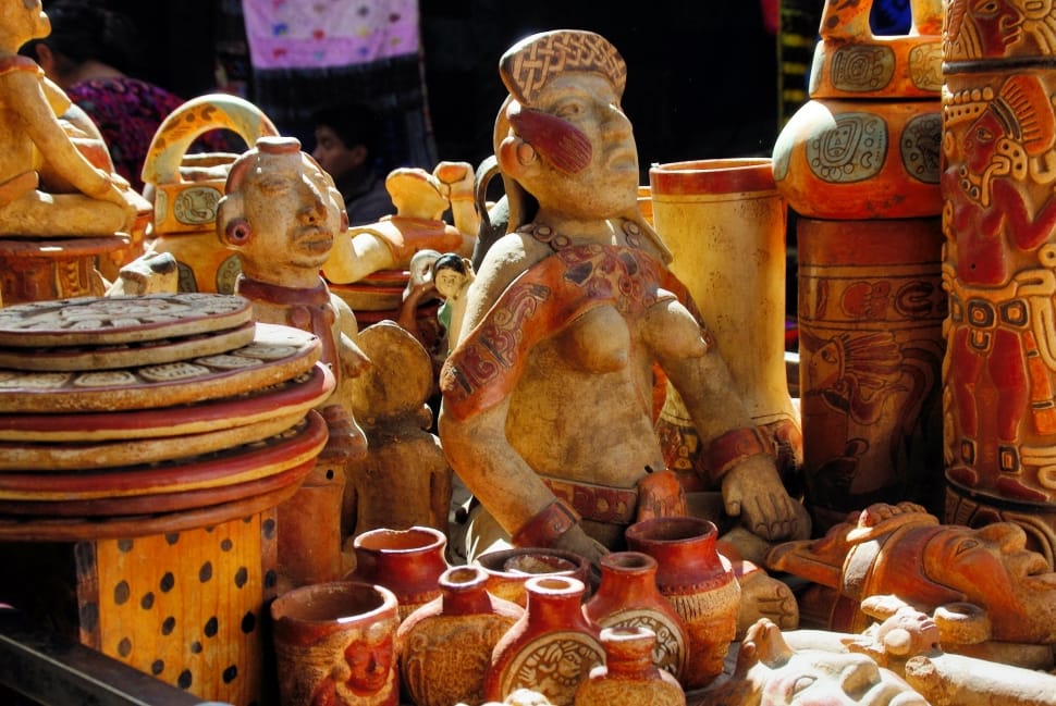 Market, Trinkets, Guatemela, Statues, market, variation preview
