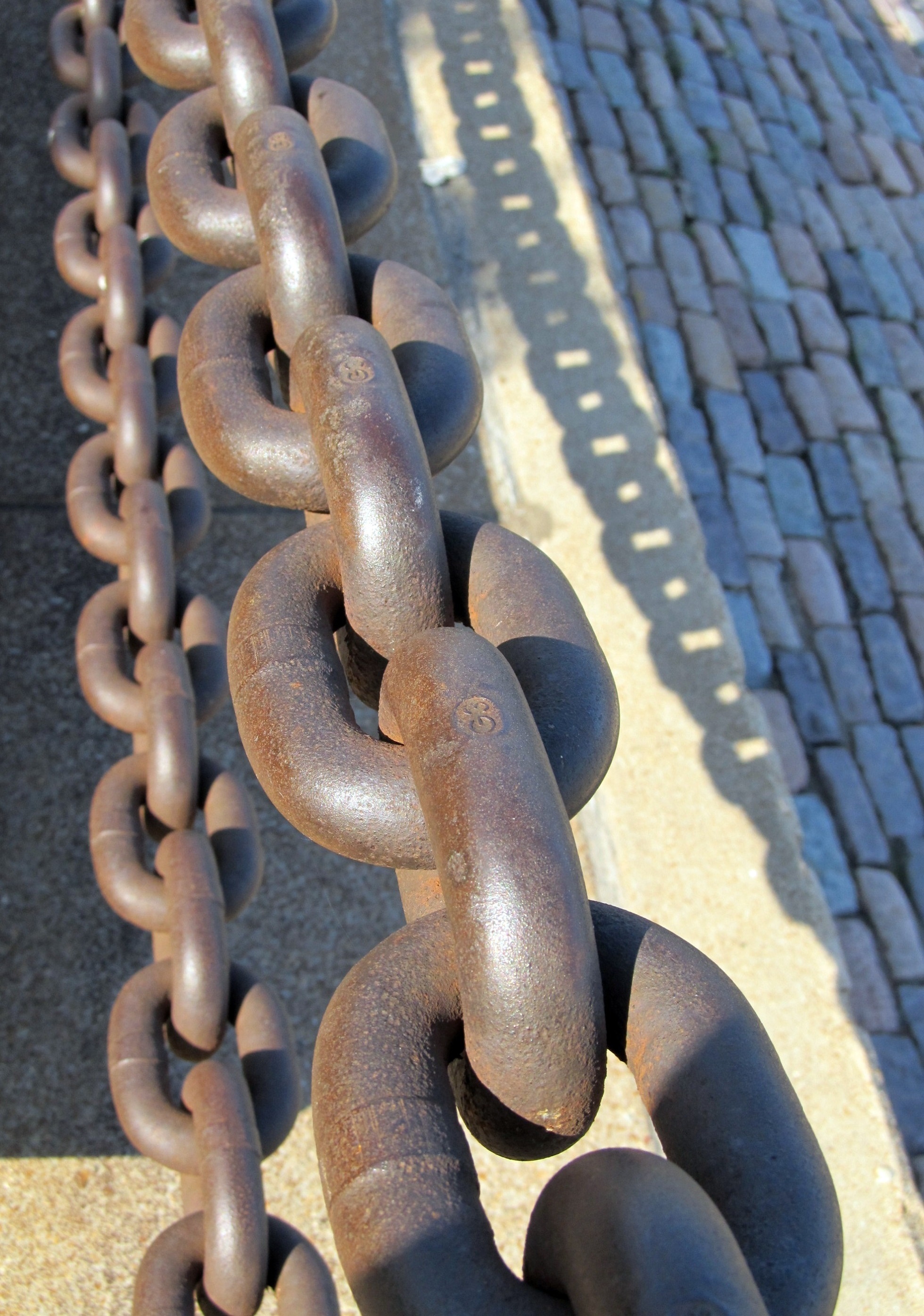 brown metal chain