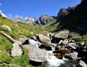 Water, Torrent, Alps, Mountain, Nature, mountain, rock - object thumbnail