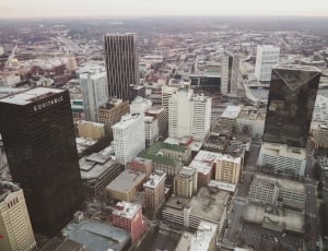aerial of high rise building photo thumbnail