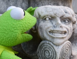 Talk, Stone Figure, Kermit, Fig, Frog, statue, sculpture thumbnail