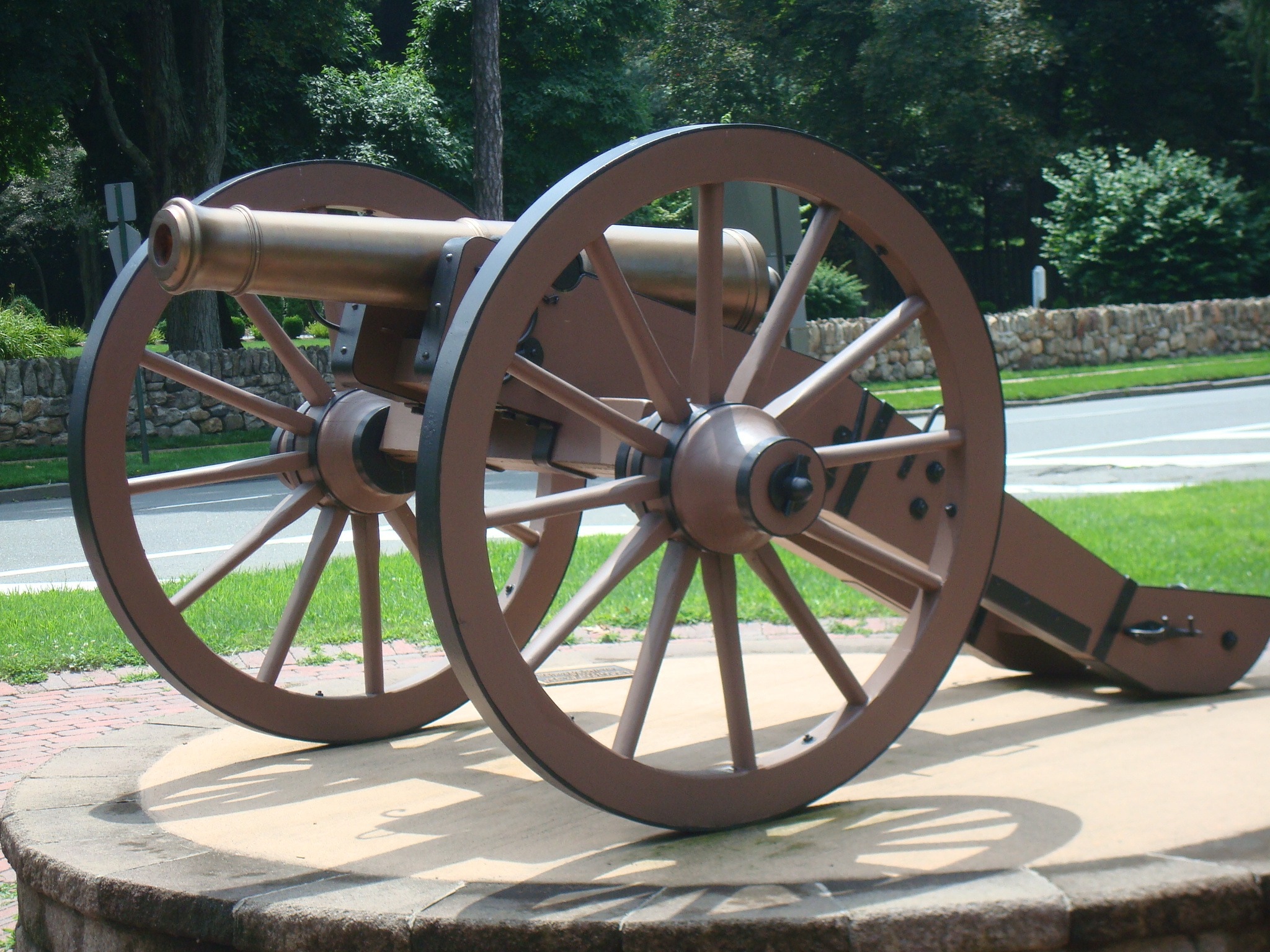 brown steel canon