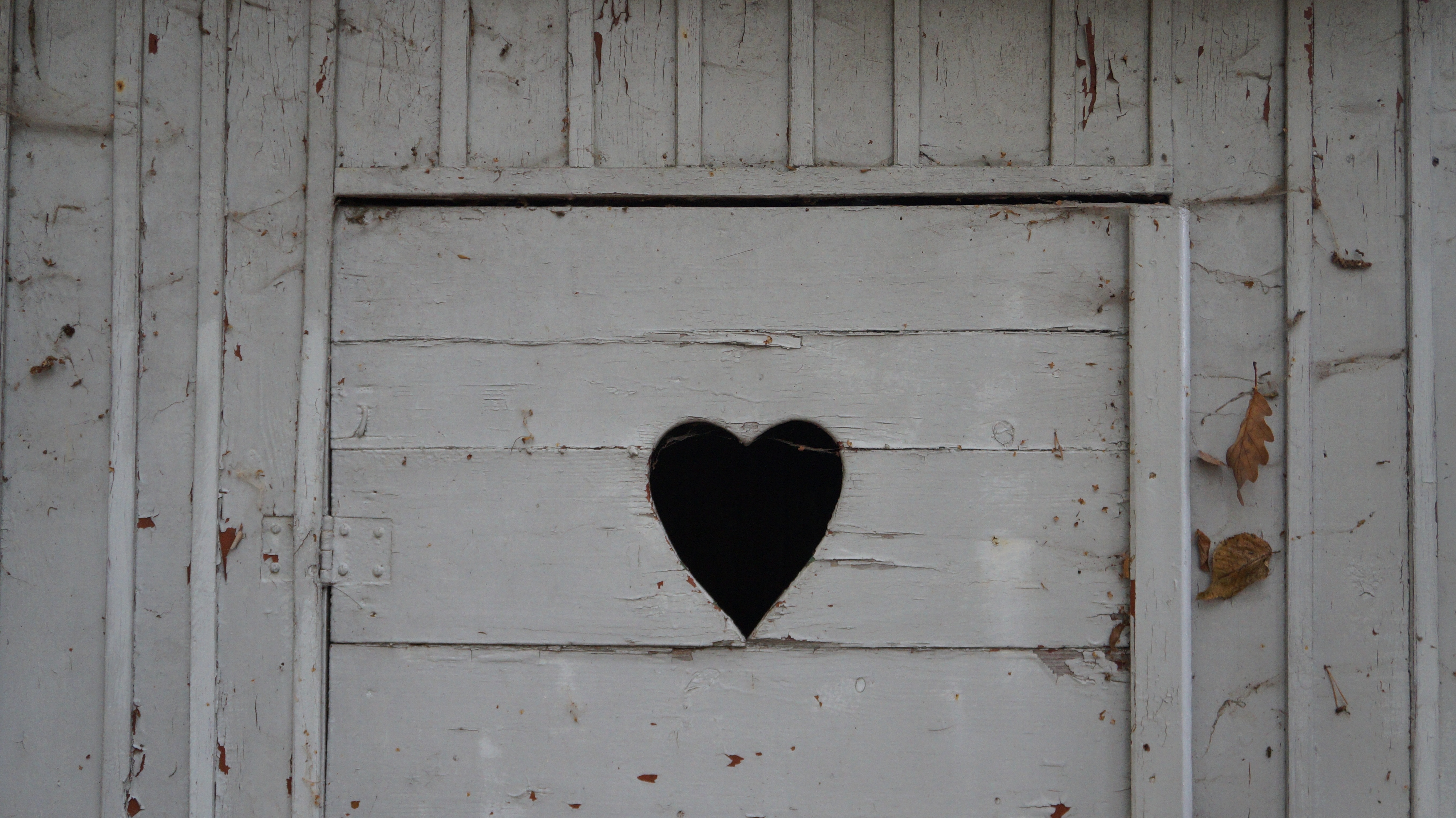 white wooden heart shaped board