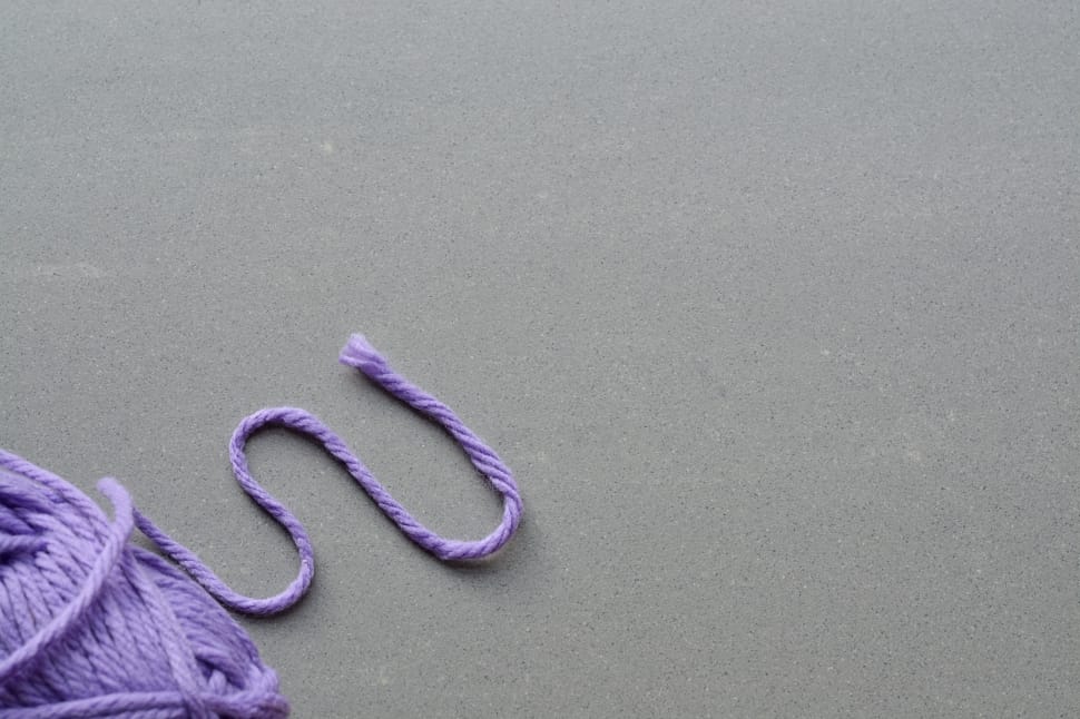 purple yarn preview
